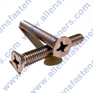 1/4-28 STAINLESS STEEL FLAT HEAD PHILLIPS SCREW